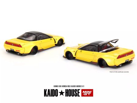 Kaido House x Mini GT 1:64 Honda NSX Yellow Online