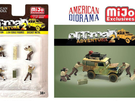 1 64 American Diorama 6 pc. Off Road Adventure 2 Set - MiJo exclusive For Discount