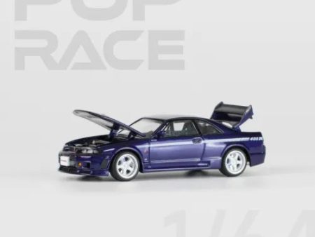 Pop Race 1:64 Nissan GTR R33 Nismo 400R Midnight Purple Cheap