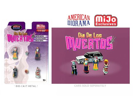 American Diorama 1:64 2023 Dias De Los Muertos Figure Set – MiJo Exclusives Sale