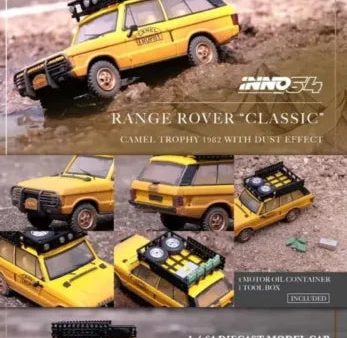 INNO64 1:64 Range Rover  Classic  Camel Trophy 1982 (Dust Effect) w  Accessories For Discount