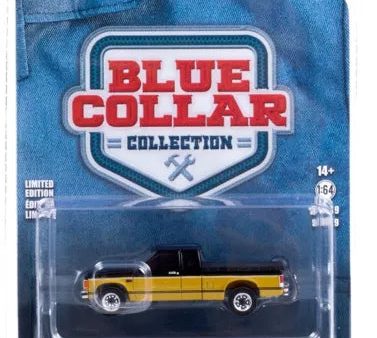 GreenLight Blue Collar Collection Black & Yellow 1990 Chevrolet S-10 Pickup on Sale