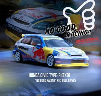 INNO64 1 64 HONDA CIVIC TYPE R EK9 NO GOOD RACING RED BULL LIVERY Fashion