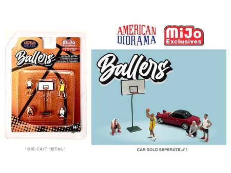 1 64 American Diorama Ballers 5 piece Set - MiJo exclusive Supply