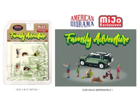 1 64 American Diorama Family Adventures 6 piece Set - MiJo exclusive Online Hot Sale