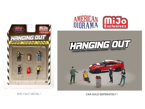 1 64 American Diorama Hanging Out 6 piece Set - MiJo exclusive Sale