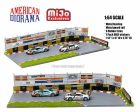 American Diorama 1 64 GULF Race Track Diorama MIJO EXCLUSIVE Sale