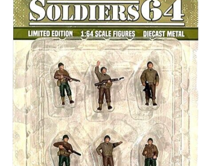 1 64 American Diorama 6 pc. Soldiers 64 Figure Set - MiJo exclusive Sale