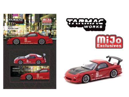 Tarmac Works 1:64 VERTEX Mazda RX-7 FD3S – Red Hot on Sale