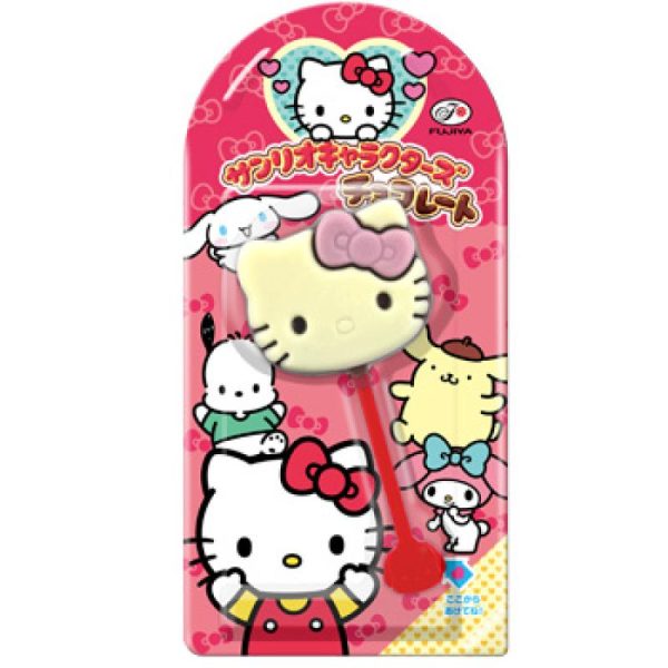 Fujiya Sanrio Hello Kitty Chocolate Lollipop Online now