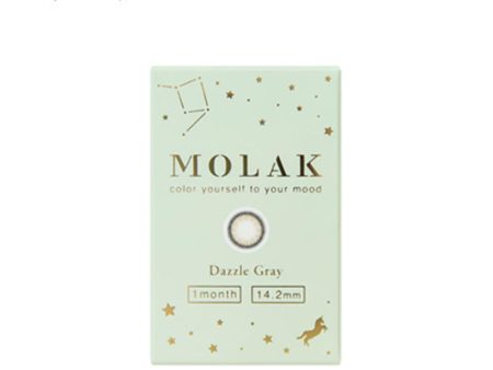 MOLAK Dazzle Gray Monthly Disposable Color Contact Lenses on Sale