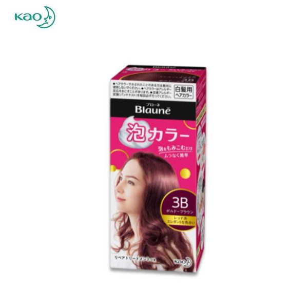 KAO Blauné Creamy Foam Color Hair Dye Cheap