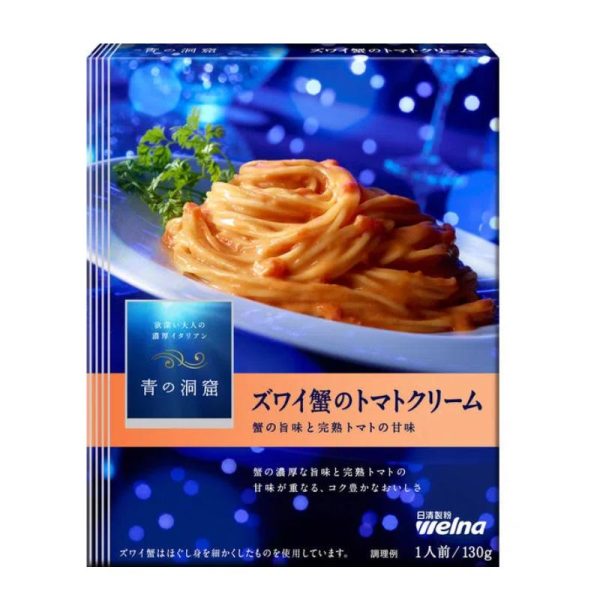 Nissin Blue Cave Snow Crab Tomato Cream Pasta Sauce Hot on Sale