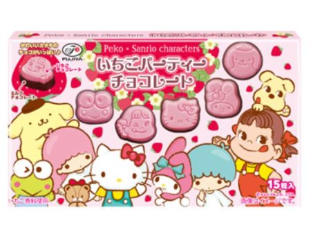 Fujiya Peko & Sanrio Characters Strawberry Chocolate Online