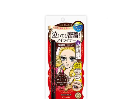 KISS ME Heroine Makeup Smooth Liquid Eyeliner Super Keep (03 Brown Black) Fashion