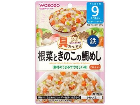 WAKODO Japanese Pilaf with Sea Bream, Vegetables, and Mushrooms Online now