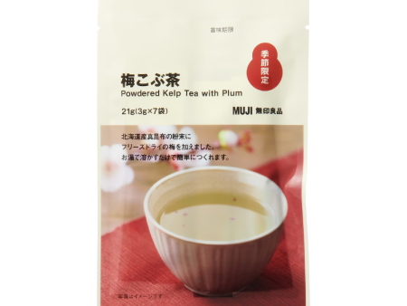 MUJI Powdered Kelp Tea with Plum For Discount