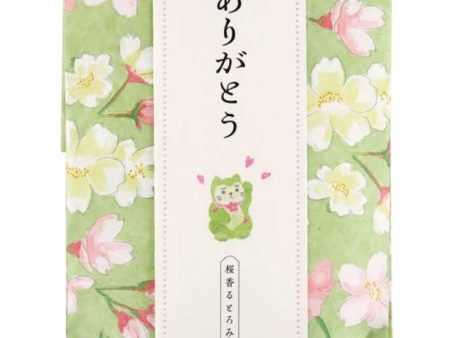 Beauwell Days in Bloom Thank You Lucky Cat Sakura Bath Salts Supply