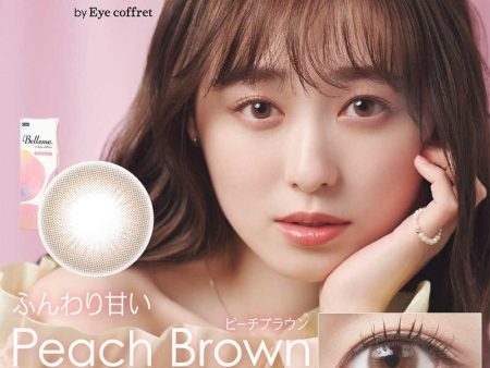 SEED Belleme Peach Brown Daily Disposable Color Contact Lenses Supply