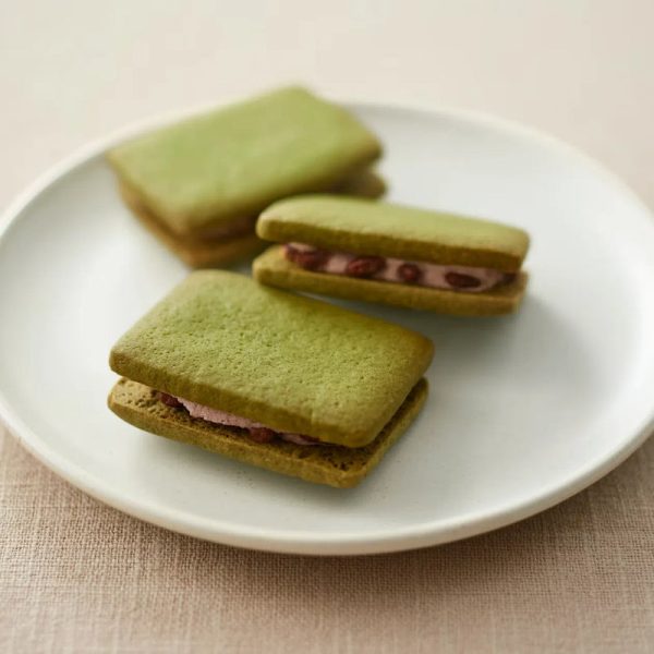 MUJI Matcha Red Bean Cream Sandwich Cookies For Sale