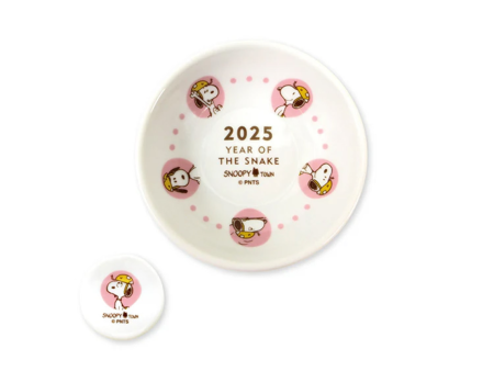 Snoopy small plate & chopstick rest (YEAR OF THE SNAKE) For Discount