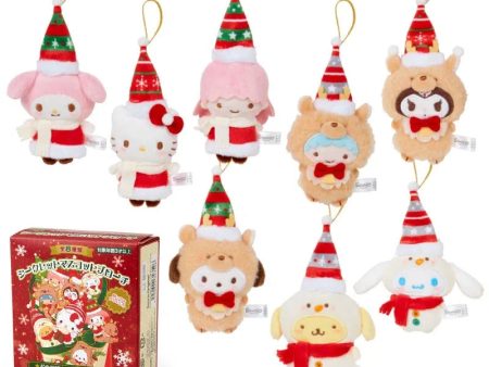 Sanrio Christmas Plush Keychain Blind Box Hot on Sale