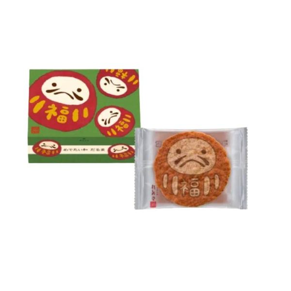 Keishindo Daruma Shrimp Crackers Fashion