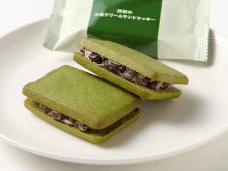 MUJI Matcha Red Bean Cream Sandwich Cookies For Sale