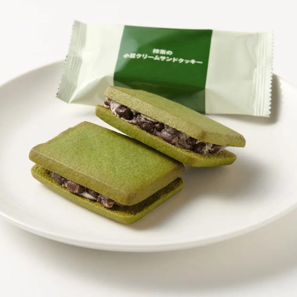 MUJI Matcha Red Bean Cream Sandwich Cookies For Sale