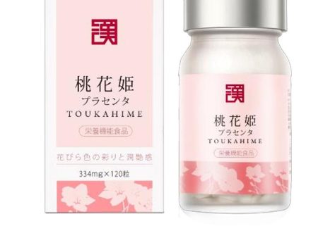 WAKAN pharmaceutical TOUKAHIME peach blossom placenta 120 tablets Online now