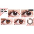 colors Monthly Airy Brown Color Contact Lenses Supply