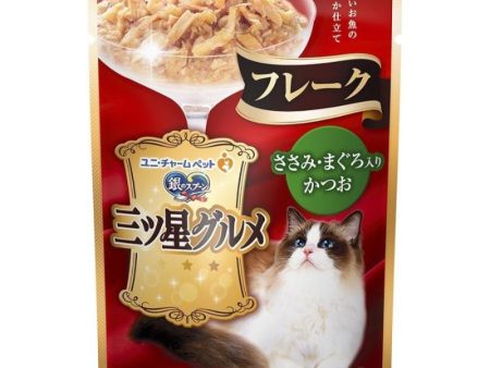 Unicharm Silver Spoon Three-Star Gourmet Flakes - Bonito with Chicken & Tuna Fashion