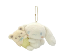 Nakajima Corporation Sanrio Nonbiri Natural Cinnamoroll Plush Keychain Online Hot Sale