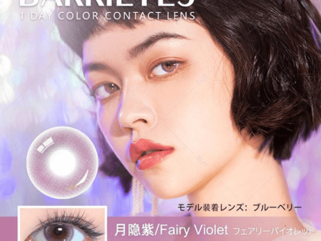 BARRIEYES Daily Disposable Fairy Violet Color Contact Lenses Cheap