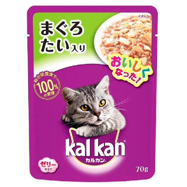 Kal Kan Maguro Tuna and Sea Bream Cat Food on Sale