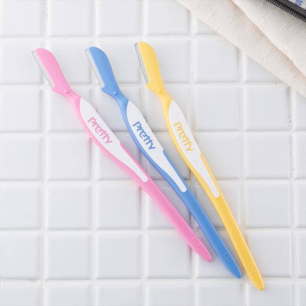 KAI Pretty Eyebrow Razors L 3-pcs Fashion