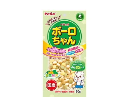 Petio Bolo-chan Puppy Treats (Vegetable Mix) 50 g Online Sale