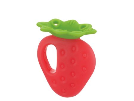 Richell Silicone Strawberry Teether For Discount