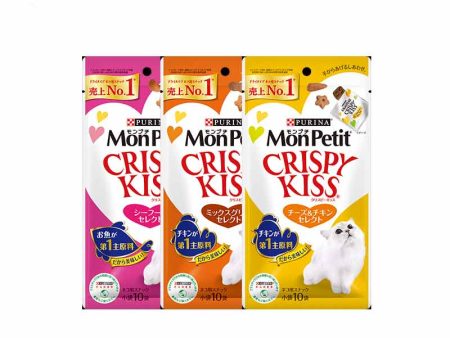 MONPETIT Crispy Kiss Seafood Select Cat Treats 6 g x 24 pcs Cheap