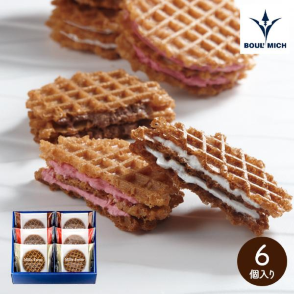 BOUL MICH Tokyo Ginza Milfret Waffle Cream Cookies Online Sale