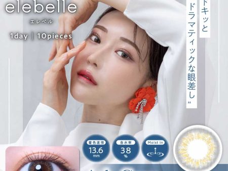 elebelle Daily Disposable Ash Gray Color Contact Lenses Online Sale