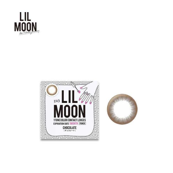 pia LILMOON Monthly Disposable 14.5 mm Diameter Chocolate Color Contact Lenses Supply