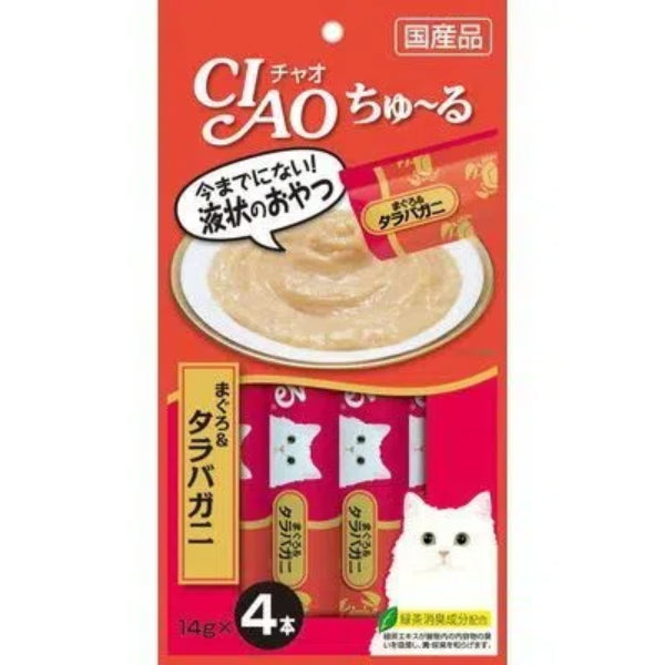 INABA Ciao Churu for Cats (Crab Tuna) Supply