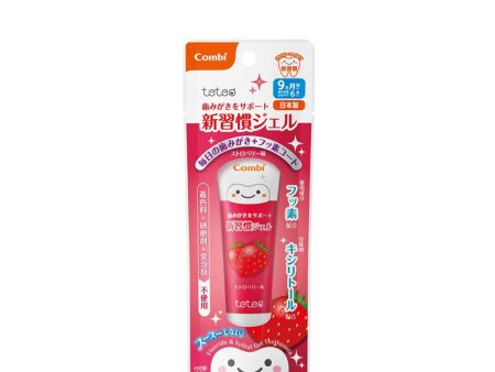 Combi Teteo New Habit Strawberry Toothpaste Gel Discount