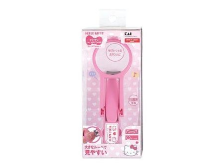 KAI Hello Kitty Nail Clippers with Magnifying Glass Supply