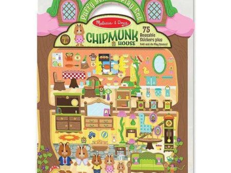 Melissa Doug Puffy Stickers Play Set: Chipmunk House For Sale