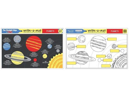 Melissa & Doug Planets Write-A-Mat Puzzle For Sale